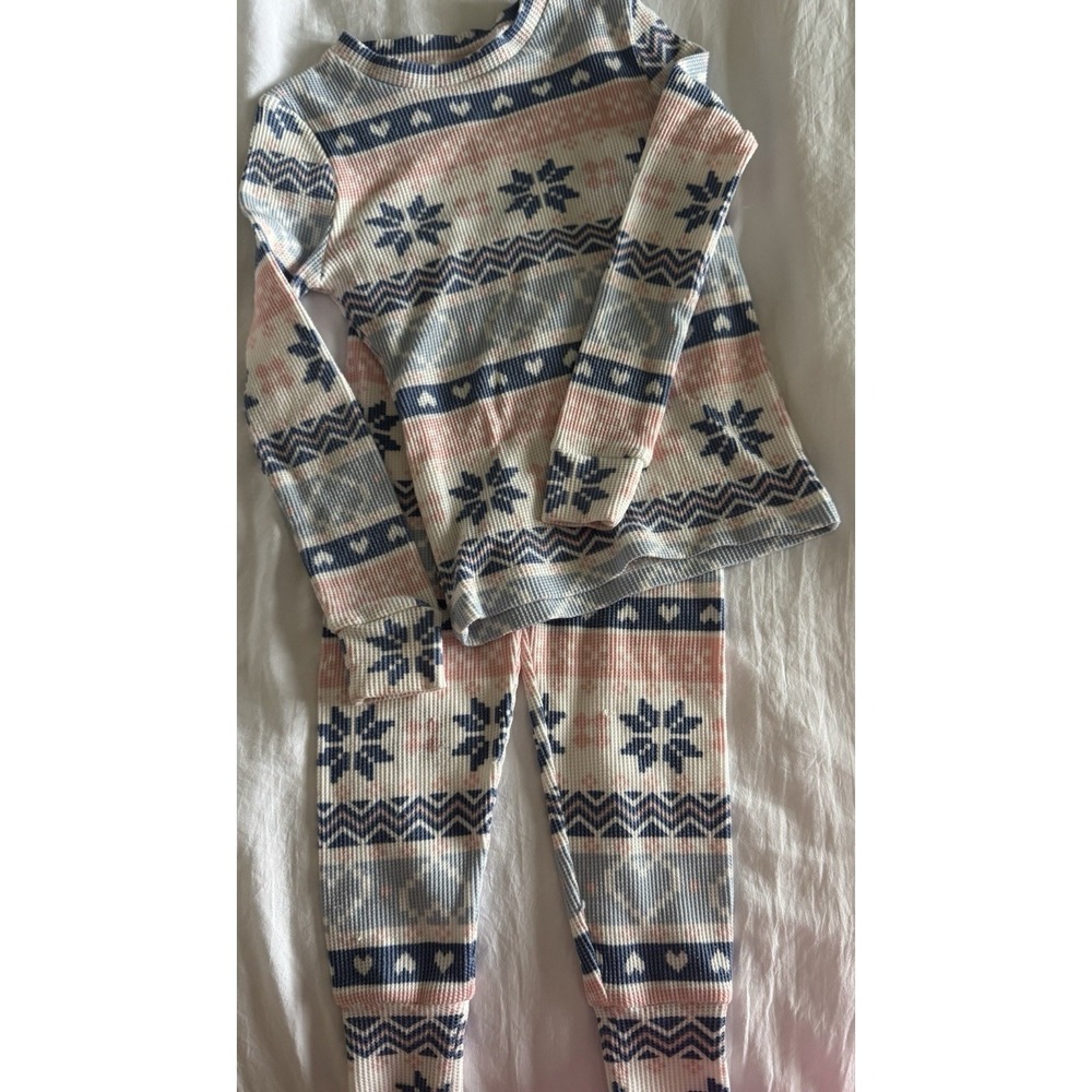 Saint Eve Kids Girls Pajamas 3T Snug Fit Pink/blue